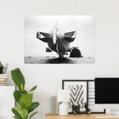 Poster Zeppelin (Thuiskantoor)
