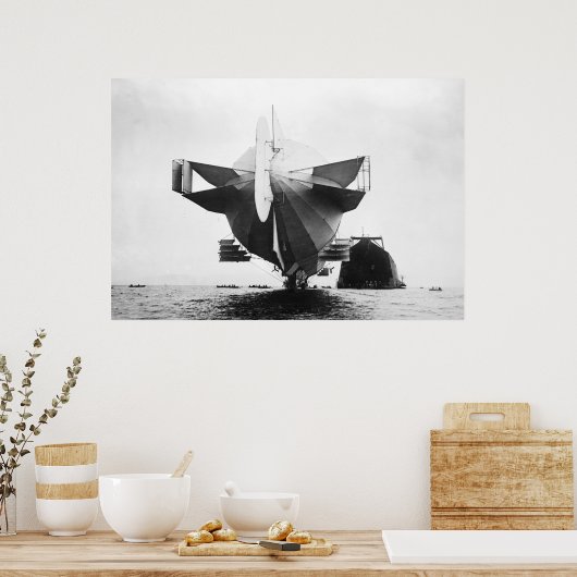Poster Zeppelin (Keuken)