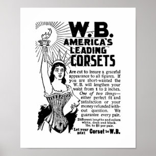 Poster zet de Dames in de wereld in januari 1896 o