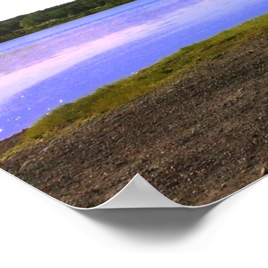 Poster - Zitten in de Schaduw van een Boom met Cit (Hoek)