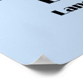 Poster zoals dat in de Londense retro van de jaren (Hoek)