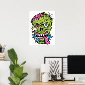 Poster Zombie (Thuiskantoor)