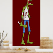 Poster Zombie (Keuken)