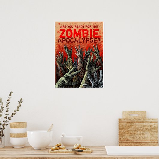 Poster Zombie Apocalypse (Keuken)