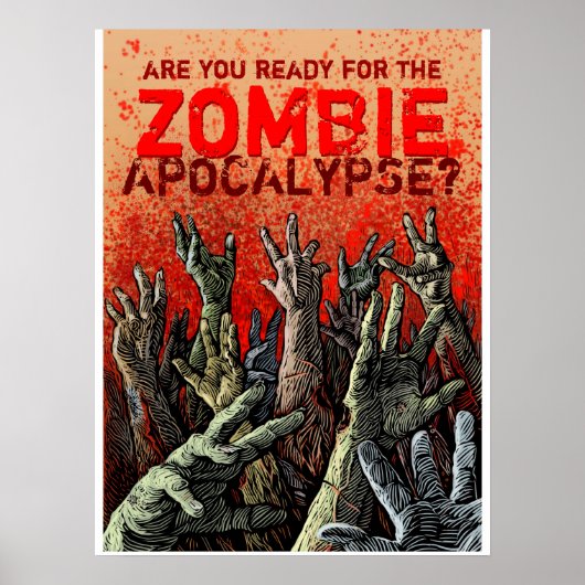 Poster Zombie Apocalypse (Voorkant)
