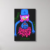Poster Zombie Canvas Afdruk (Voorkant)