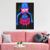 Poster Zombie Canvas Afdruk (Insitu (Woonkamer))
