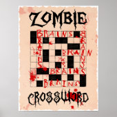Poster Zombie Crossword (Voorkant)