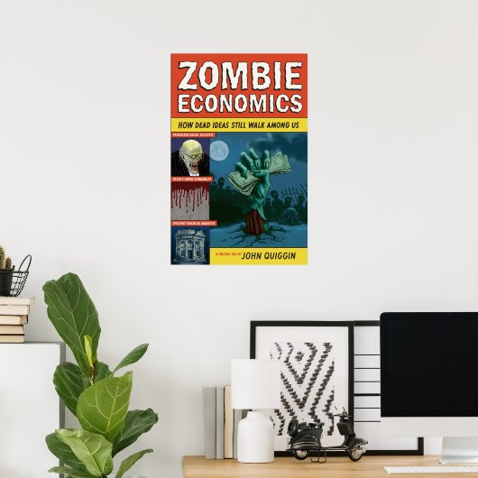 Poster Zombie Economics (Thuiskantoor)