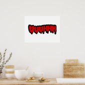 Poster Zombie Groan (Keuken)