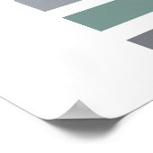 Poster zomerkleurengrafiek (Hoek)