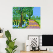 Poster zomerpad (Thuiskantoor)