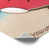 Poster zomervakantie (Hoek)