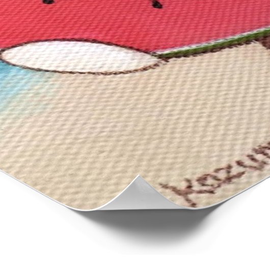 Poster zomervakantie (Hoek)