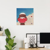 Poster zomervakantie (Thuiskantoor)