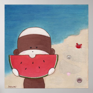 Poster zomervakantie