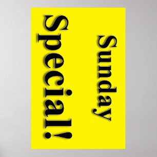 Poster zondagavond Special Beauty Salon