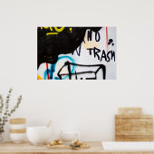 poster zonder afval (Keuken)