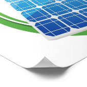Poster zonne-energie (Hoek)