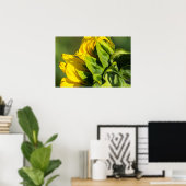 Poster - Zonnebloem Achteraanzicht (Thuiskantoor)