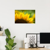 Poster Zonnebloem Bloem Natuur Fotografie (Thuiskantoor)