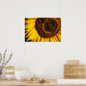 Poster - Zonnebloem Close-up (Keuken)