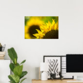 Poster Zonnebloem Elegantie (Thuiskantoor)