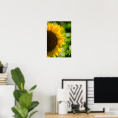 Poster Zonnebloem Op Het Veld Fotografie (Thuiskantoor)