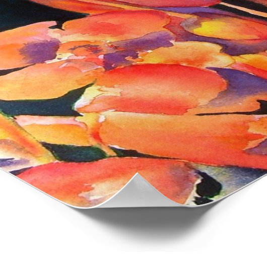 Poster zonnebloemen (Hoek)