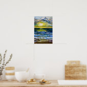 Poster - Zonsondergang Zee Moods (Keuken)