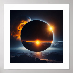 Poster Zonsverduistering