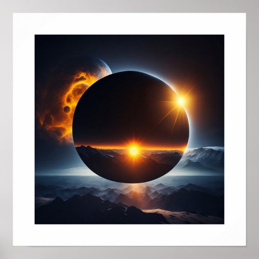 Poster Zonsverduistering (Voorkant)