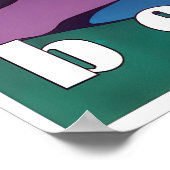 Poster Zoo Berlijn met eend (Hoek)