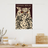 Poster Zoo Berlin (owl) Tiergarten (Keuken)