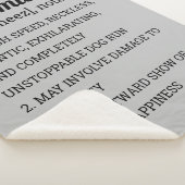 POSTER ZOOMIEDEFINITIE SHERPA DEKEN (3/4)