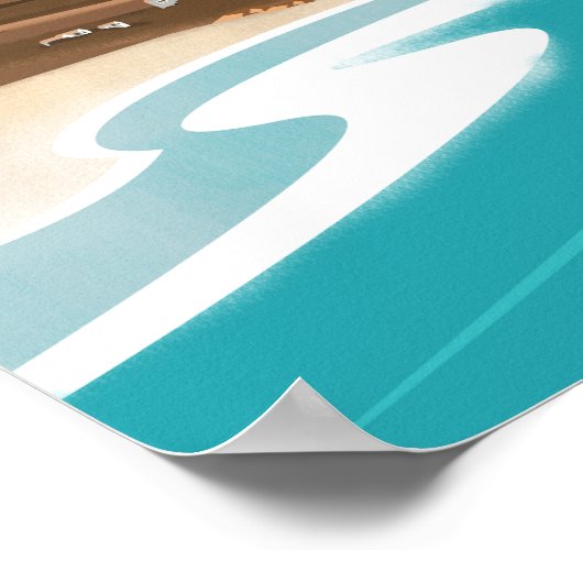 Poster Zuid-afrika Kaapstad (Hoek)