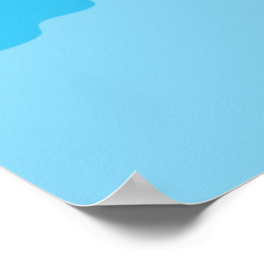 Poster Zuid-Amerika - Kaart (Hoek)