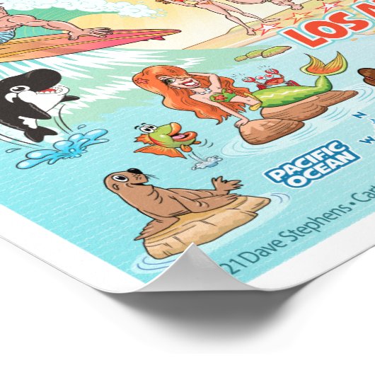 Poster Zuid-Californië (Hoek)