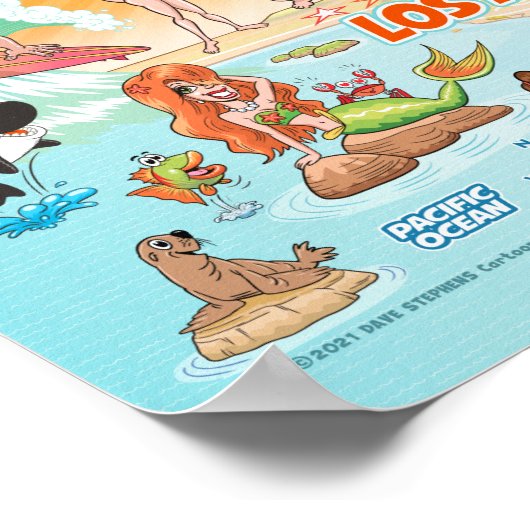 Poster Zuid-Californië (Hoek)