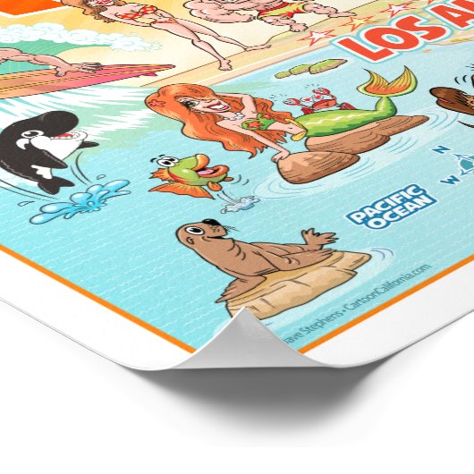 Poster Zuid-Californië (Hoek)