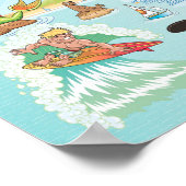 Poster Zuid-Californië Blue Sky (Hoek)