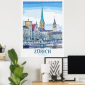 Poster Zurich (Thuiskantoor)