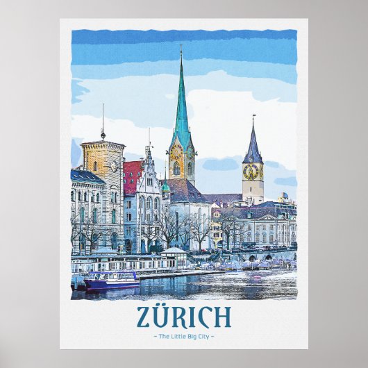 Poster Zurich (Voorkant)