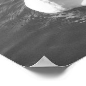 Poster - Zwaan in zwart-wit (Hoek)