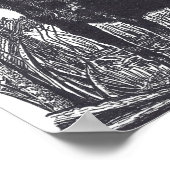 poster zwart lab (Hoek)