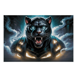 Poster Zwarte Kat en Rat 11 G