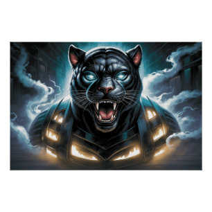 Poster Zwarte Kat en Rat 11 G