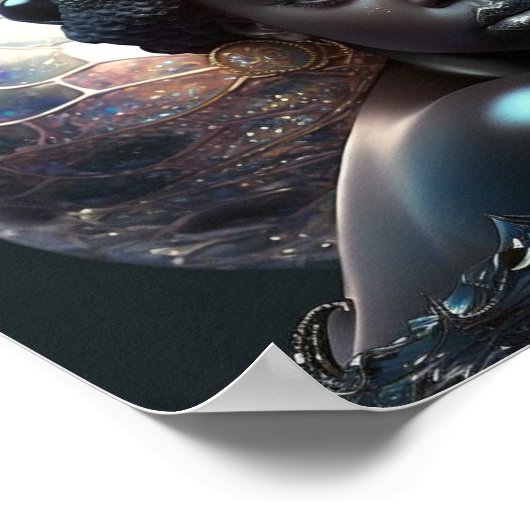 poster "Zwarte Zeemeermin 3" (Hoek)