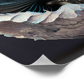 poster "Zwarte Zeemeermin 4" (Hoek)