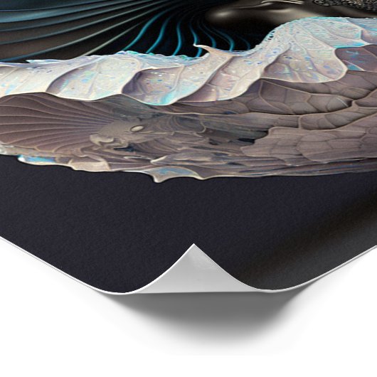 poster "Zwarte Zeemeermin 4" (Hoek)